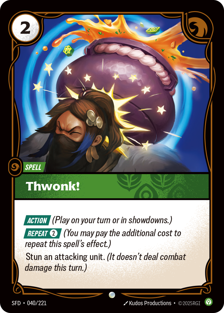 Thwonk! — SFD — Common — Spell