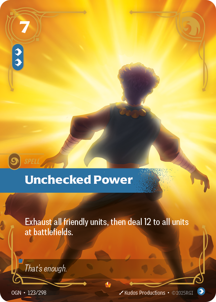 Unchecked Power — Origins — Epic — Spell
