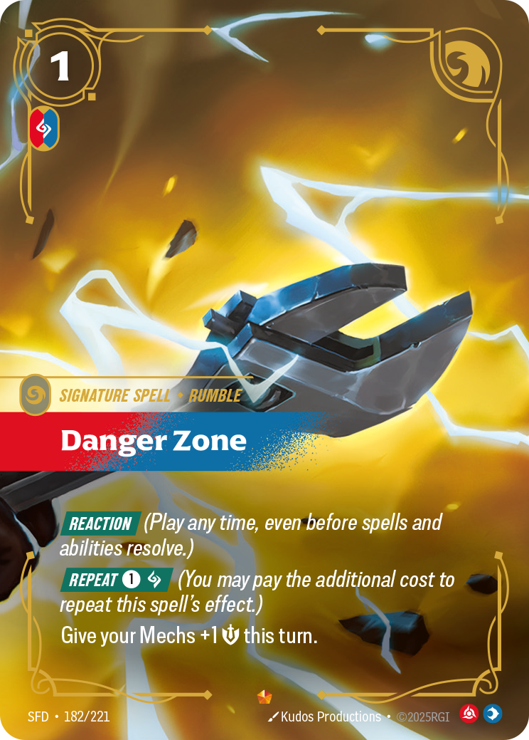 Danger Zone — SFD — Epic — Spell