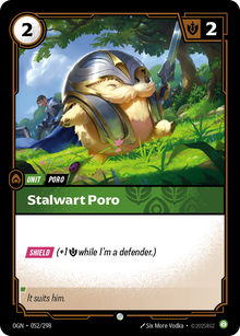 Stalwart Poro — Origins — Common — Unit