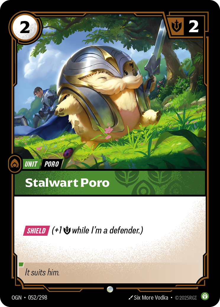 Stalwart Poro — Origins — Common — Unit