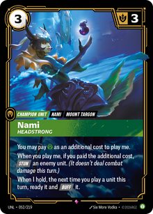 Nami - Headstrong — Unleashed — Rare — Unit