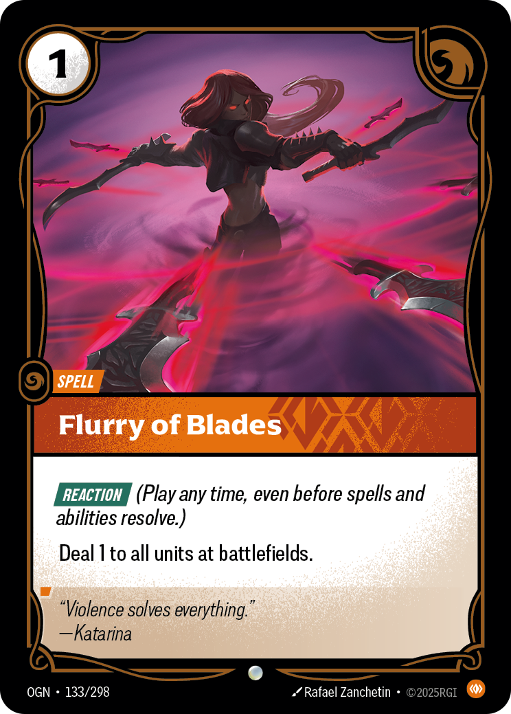 Flurry of Blades — Origins — Common — Spell