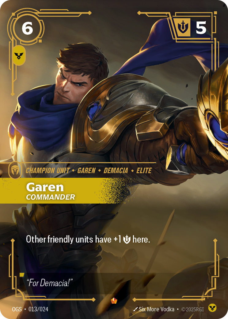 Garen, Commander — Proving Grounds — Epic — Unit