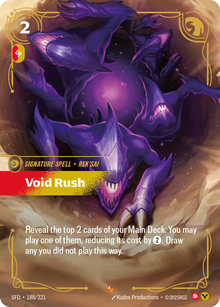 Void Rush — SFD — Epic — Spell