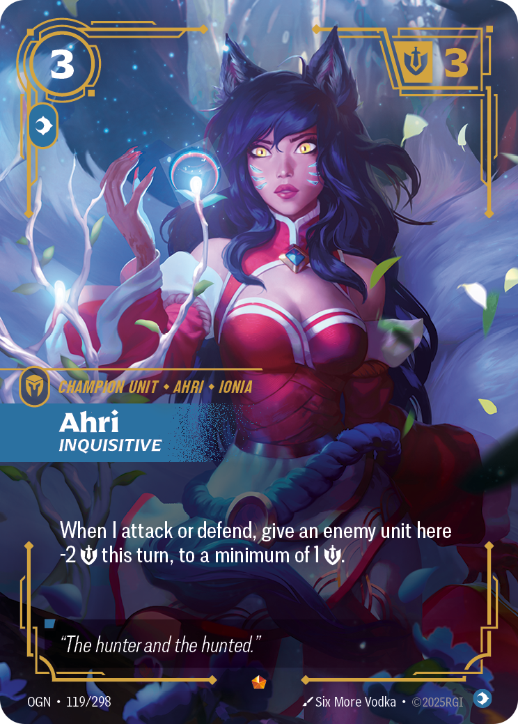 Ahri, Inquisitive — Origins — Epic — Unit