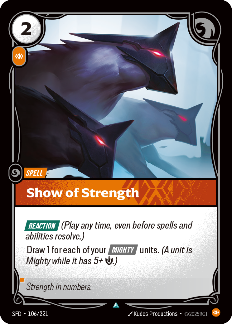 Show of Strength — SFD — Uncommon — Spell