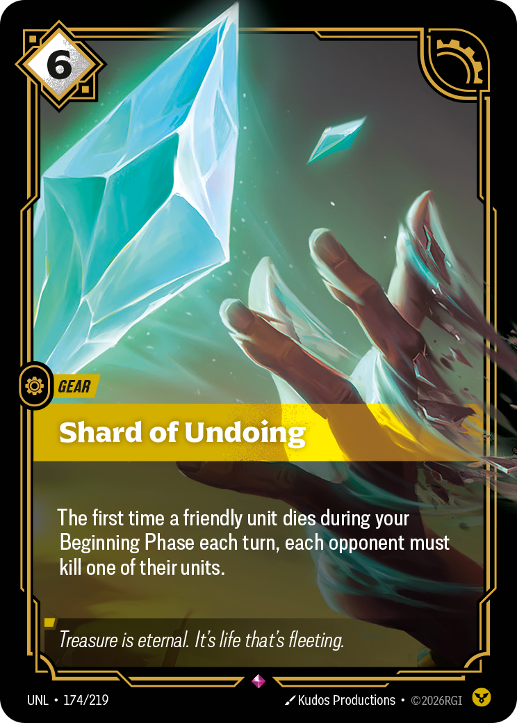 Shard of Undoing — Unleashed — Rare — Gear