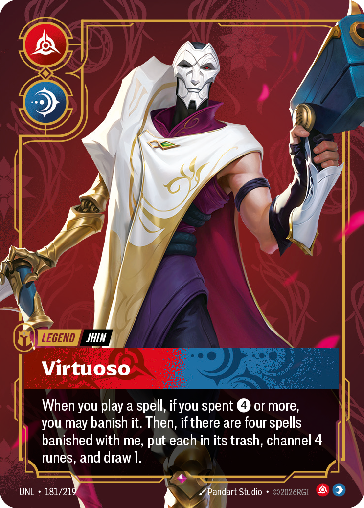 Jhin - Virtuoso — Unleashed — Rare — Legend