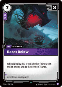 Beast Below — SFD — Uncommon — Unit
