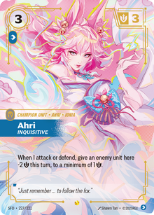 Ahri, Inquisitive — SFD — Showcase — Unit