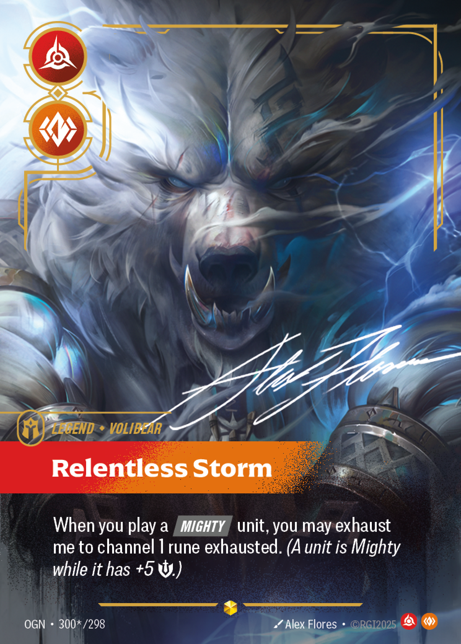 Relentless Storm — Origins — Showcase — Legend