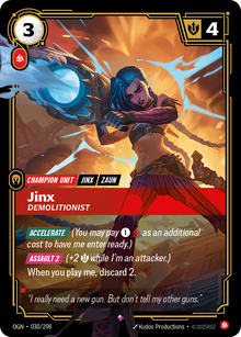 Jinx, Demolitionist — Origins — Rare — Unit