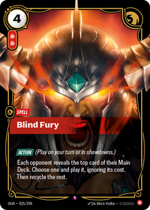 Blind Fury — Origins — Rare — Spell