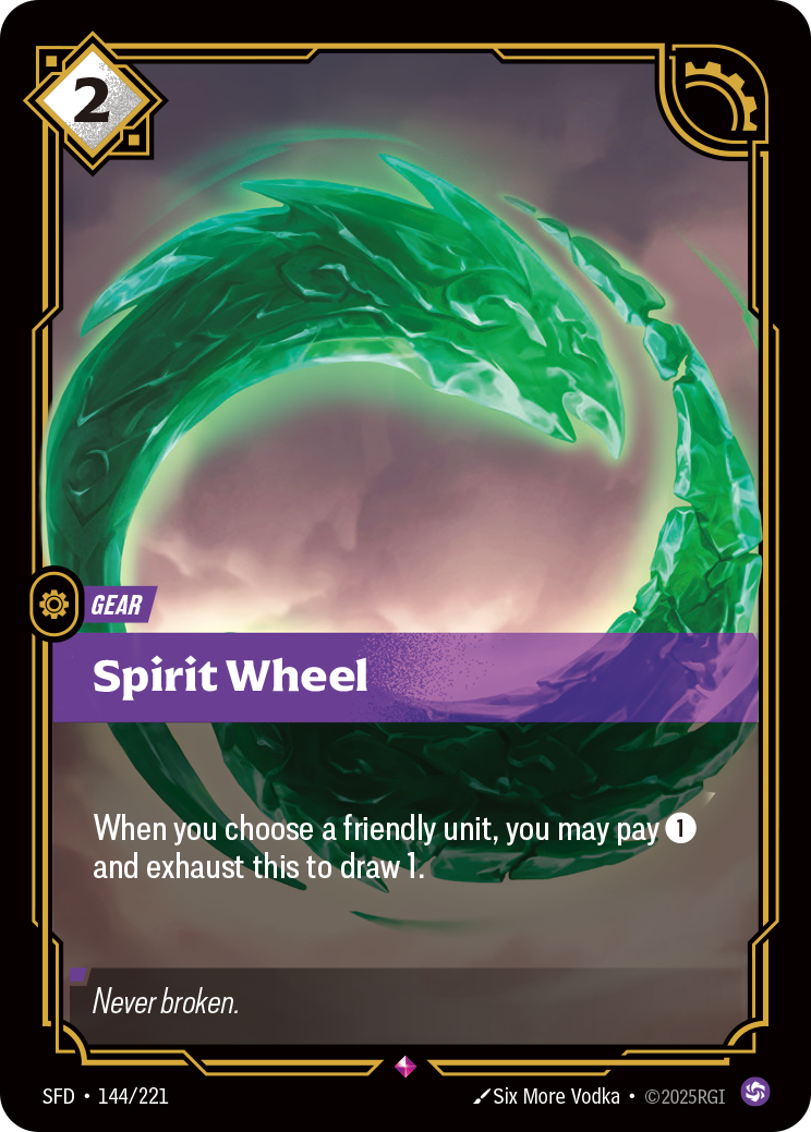 Spirit Wheel — SFD — Rare — Gear
