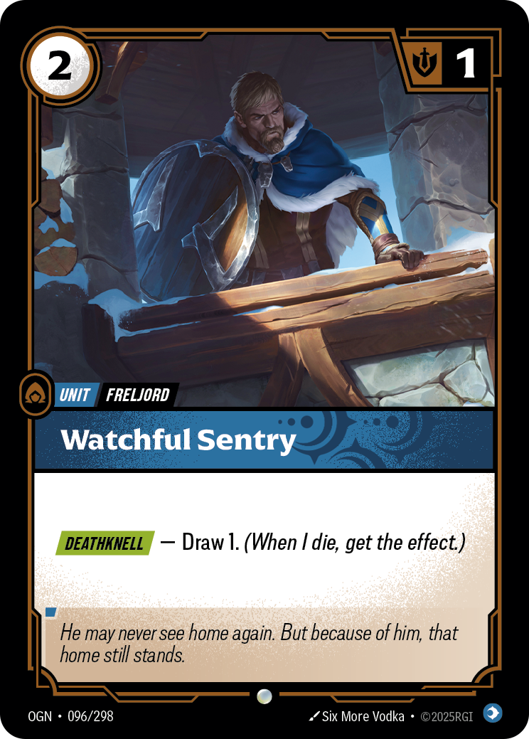 Watchful Sentry — Origins — Common — Unit