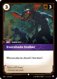 Evershade Stalker — Unleashed — Common — Unit
