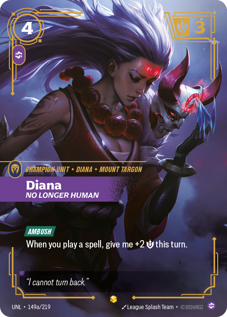 Diana - No Longer Human (Alternate Art) — Unleashed — Showcase — Unit