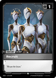 Recruit (ZN) — Origins — Common — Unit