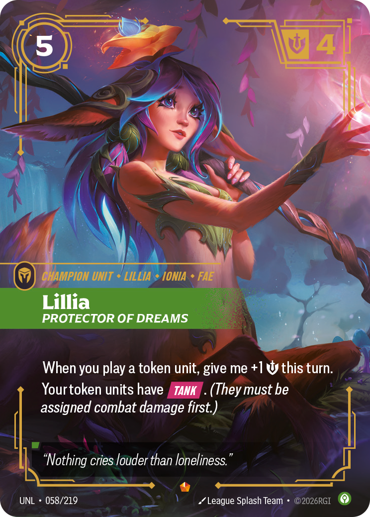 Lillia - Protector of Dreams — Unleashed — Epic — Unit