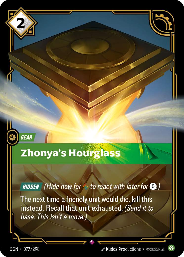 Zhonya's Hourglass — Origins — Rare — Gear