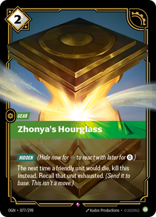 Zhonya's Hourglass — Origins — Rare — Gear