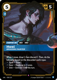 Hwei - Brooding Painter — Unleashed — Rare — Unit