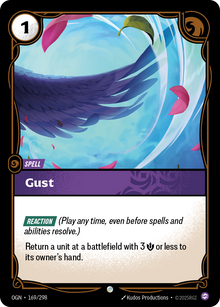 Gust — Origins — Common — Spell