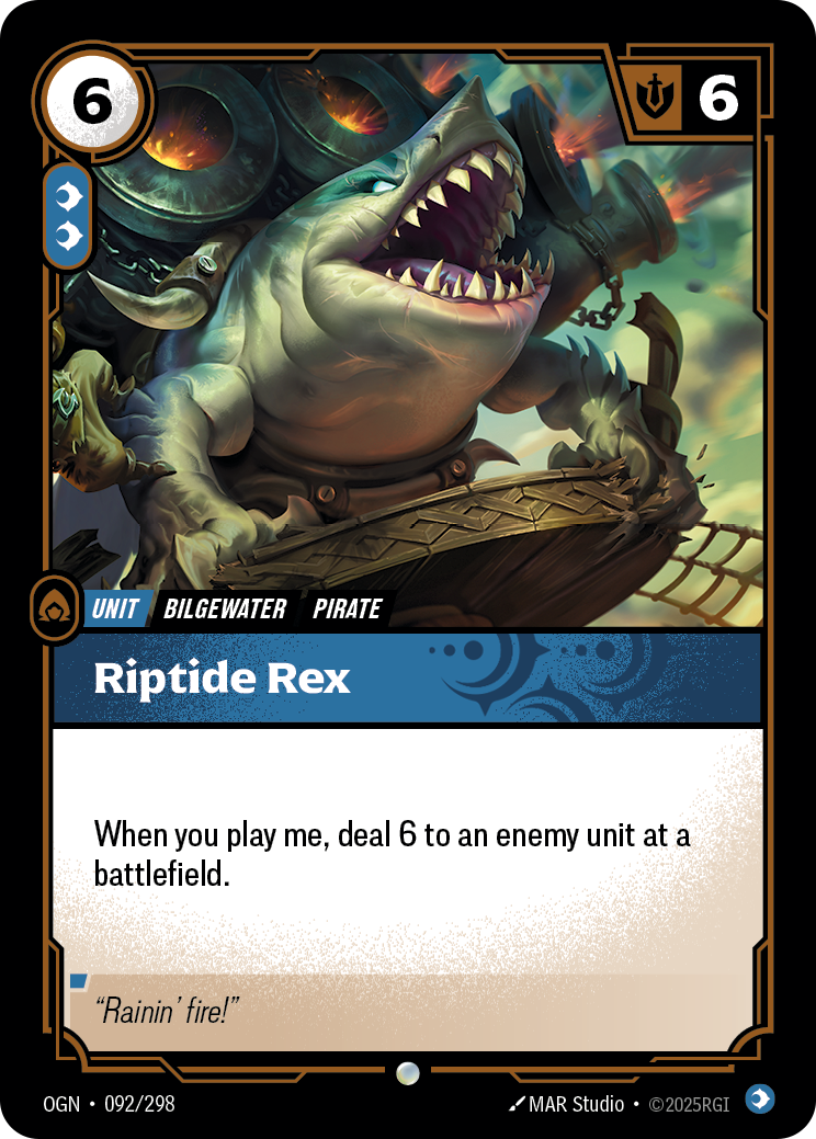 Riptide Rex — Origins — Common — Unit