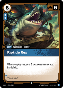 Riptide Rex — Origins — Common — Unit