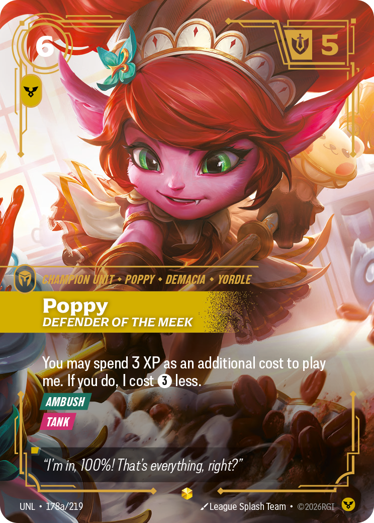 Poppy - Defender of the Meek (Alternate Art) — Unleashed — Showcase — Unit