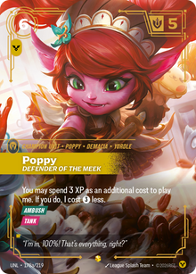 Poppy - Defender of the Meek (Alternate Art) — Unleashed — Showcase — Unit