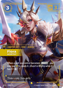 Fiora, Worthy — SFD — Showcase — Unit