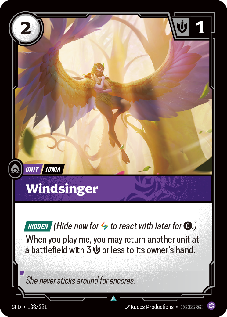 Windsinger — SFD — Uncommon — Unit