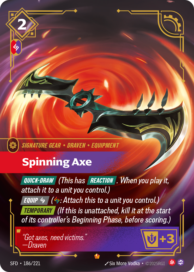 Spinning Axe — SFD — Epic — Gear