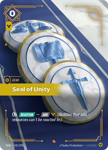 Seal of Unity — Origins — Epic — Gear