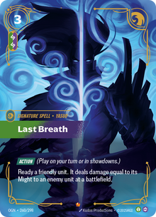Last Breath — Origins — Epic — Spell