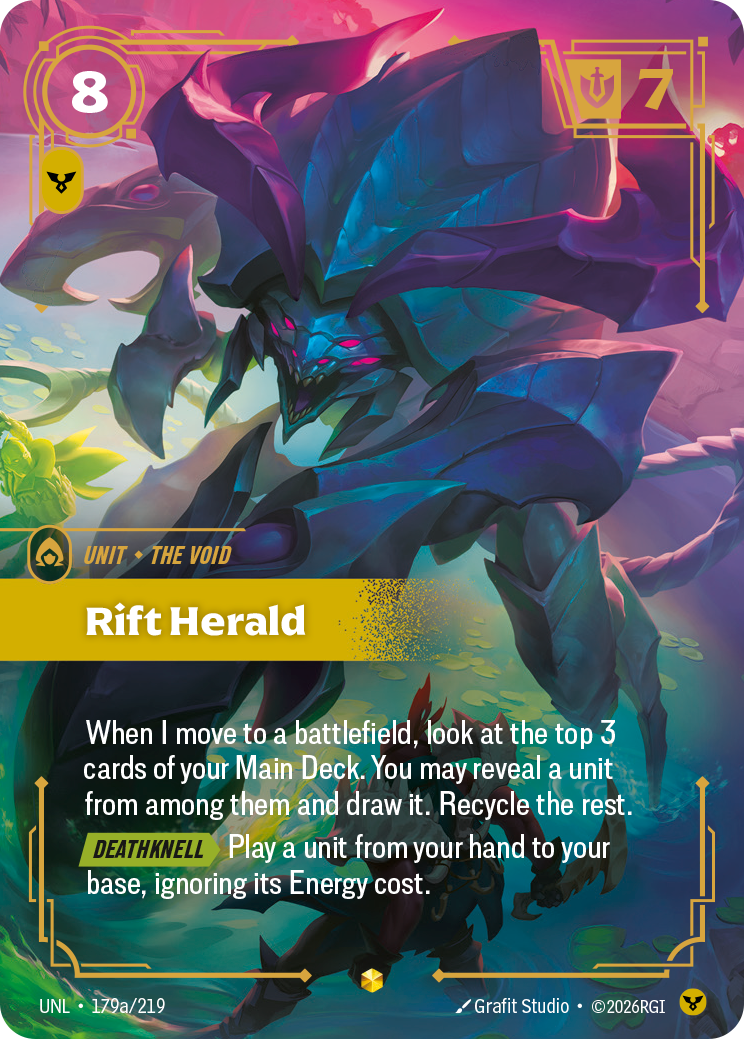 Rift Herald (Alternate Art) — Unleashed — Showcase — Unit