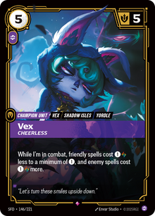 Vex, Cheerless — SFD — Rare — Unit