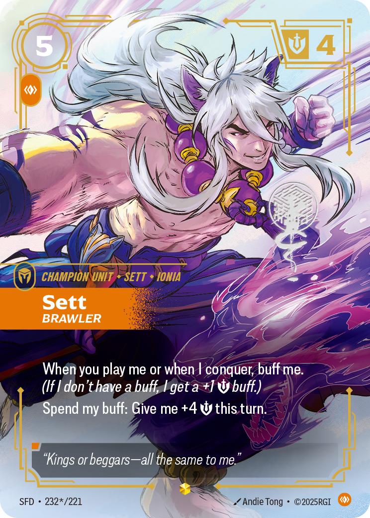 Sett, Brawler — SFD — Showcase — Unit