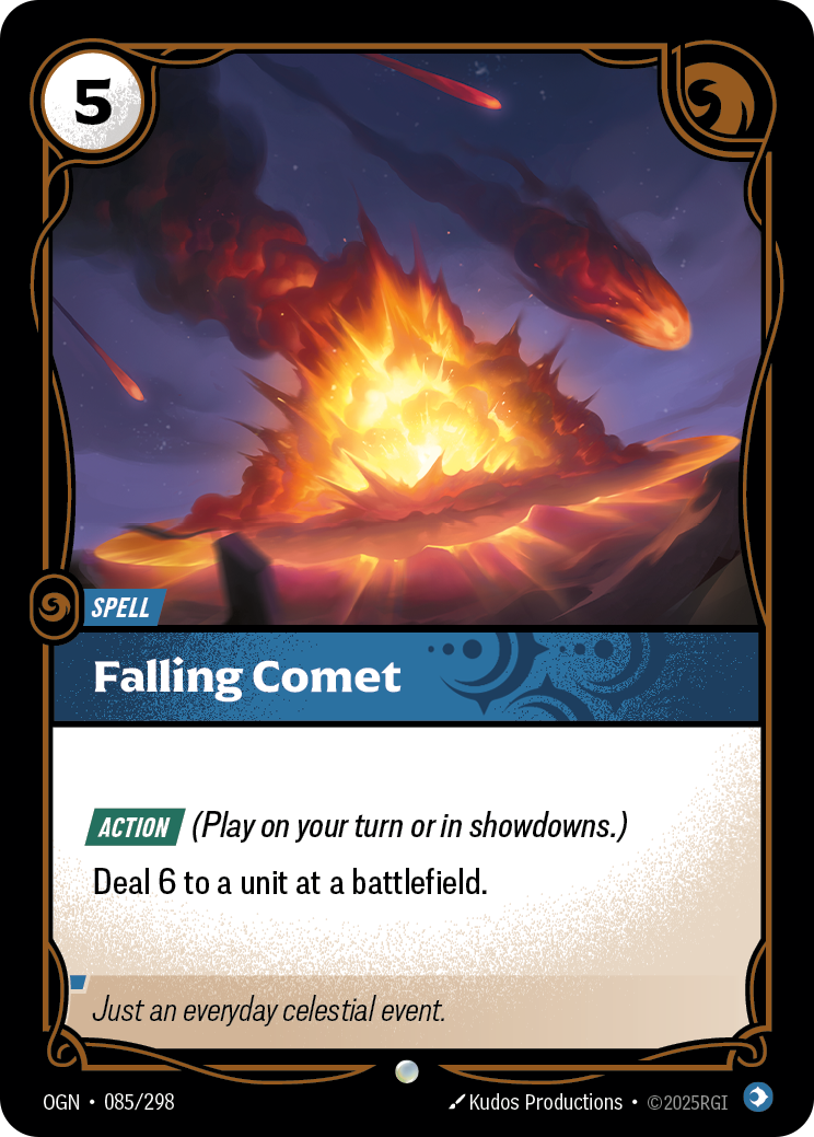 Falling Comet — Origins — Common — Spell