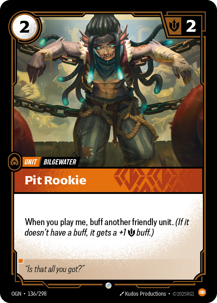 Pit Rookie — Origins — Common — Unit