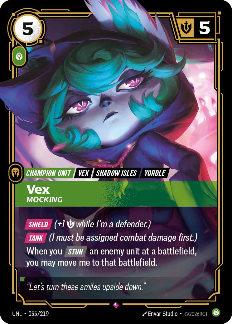 Vex - Mocking — Unleashed — Rare — Unit