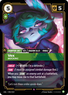 Vex - Mocking — Unleashed — Rare — Unit