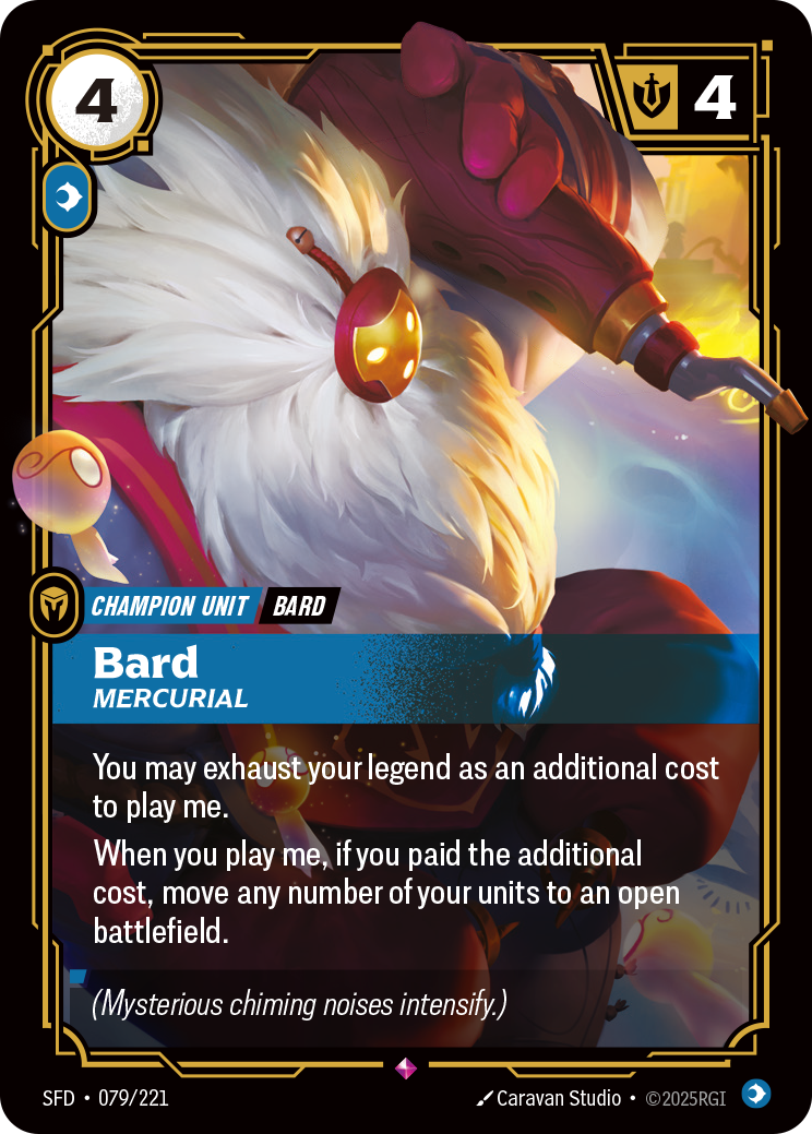 Bard, Mercurial — SFD — Rare — Unit