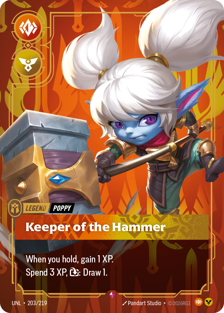 Poppy - Keeper of the Hammer — Unleashed — Rare — Legend