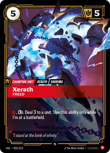Xerath - Freed — Unleashed — Rare — Unit
