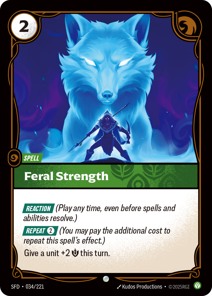 Feral Strength — SFD — Common — Spell