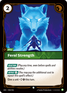 Feral Strength — SFD — Common — Spell