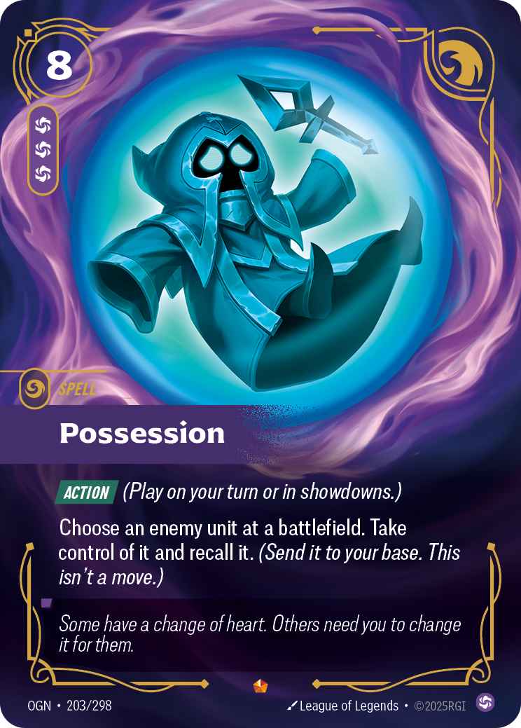 Possession — Origins — Epic — Spell